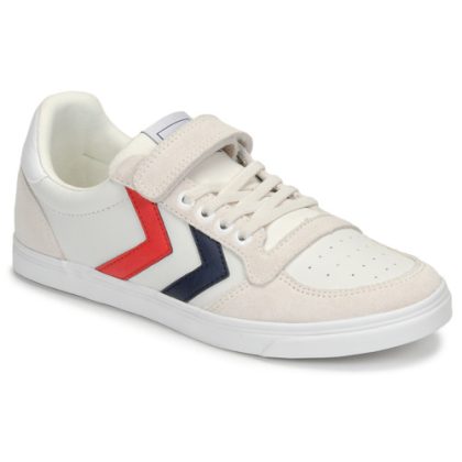 Scarpe bambini ragazza hummel  SLIMMER STADIL LEATHER LOW JR  Bianco hummel 5700495487960