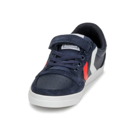 Scarpe-bambini-ragazza-hummel-SLIMMER-STADIL-LEATHER-LOW-JR-Blu-hummel-5700495487793-2