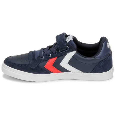 Scarpe-bambini-ragazza-hummel-SLIMMER-STADIL-LEATHER-LOW-JR-Blu-hummel-5700495487793-3