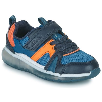 Scarpe bambini ragazzo Clarks  Spark Flash K  Blu Clarks 5059680783418