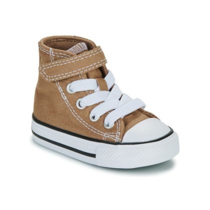 Scarpe bambini ragazzo Converse  CHUCK TAYLOR ALL STAR 1V  Marrone Converse 194434651164