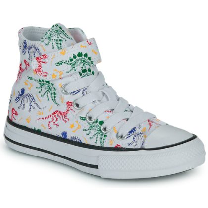 Scarpe bambini ragazzo Converse  CHUCK TAYLOR ALL STAR EASY-ON DINOS  Bianco Converse 194434391053