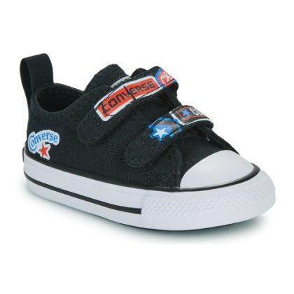 Scarpe bambini ragazzo Converse  CHUCK TAYLOR ALL STAR EASY ON STICKER STASH  Nero Converse 194434642902