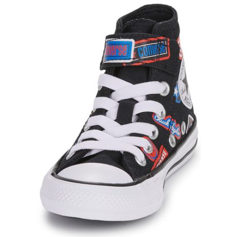 Scarpe-bambini-ragazzo-Converse-CHUCK-TAYLOR-ALL-STAR-EASY-ON-STICKERS-Nero-Converse-194434642483-2