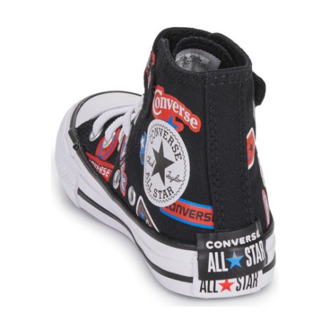 Scarpe-bambini-ragazzo-Converse-CHUCK-TAYLOR-ALL-STAR-EASY-ON-STICKERS-Nero-Converse-194434642483-4