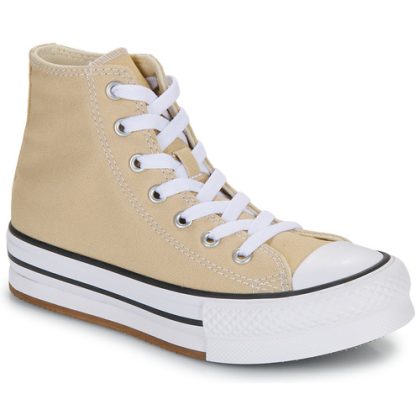 Scarpe bambini ragazzo Converse  CHUCK TAYLOR ALL STAR EVA LIFT  Beige Converse 194434641226