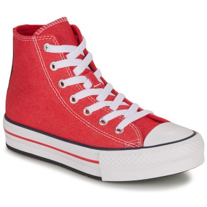 Scarpe bambini ragazzo Converse  YOUTH CONVERSE CHUCK TAYLOR ALL STAR EVA LIFT PLATFORM RETRO DEN  Rosso Converse 194434186482