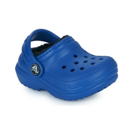 Scarpe bambini ragazzo Crocs  Classic Lined Clog T  Blu Crocs 196265144396