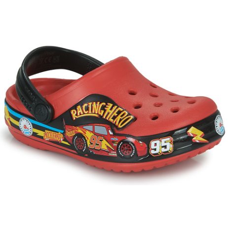 Scarpe bambini ragazzo Crocs  FL Cars Lights Band Clog T  Rosso Crocs 191448935075