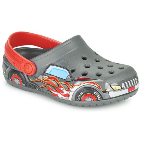 Scarpe bambini ragazzo Crocs  FLTRUCKBANDCLOG K  Grigio Crocs 191448756045