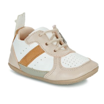 Scarpe bambini ragazzo Easy Peasy  MY PRE BASKET LACET  Beige Easy Peasy 3608925967261