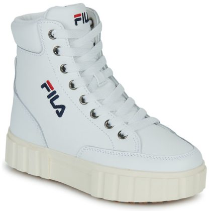 Scarpe bambini ragazzo Fila  SANDBLAST HIGH  Bianco Fila 8719477705531