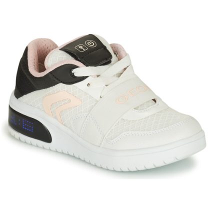 Scarpe bambini ragazzo Geox  J XLED G. A - MESH+ECOP BOTT  Bianco Geox 8058279874701