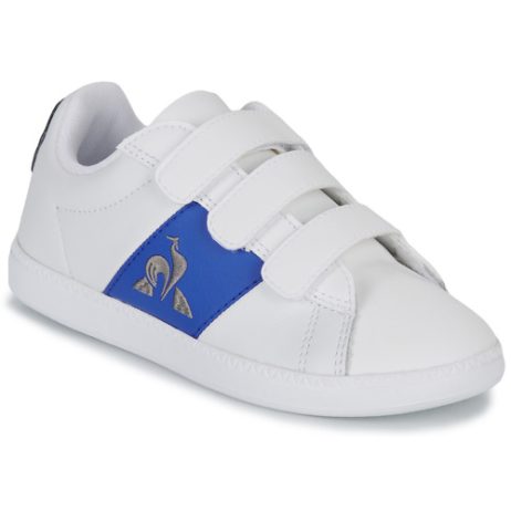 Scarpe bambini ragazzo Le Coq Sportif  COURTCLASSIC PS  Bianco Le Coq Sportif 3606804905274