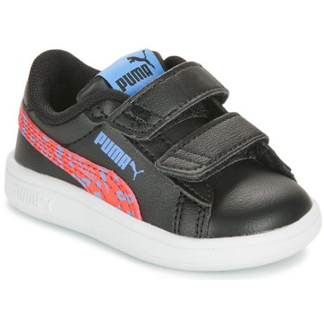 Scarpe bambini ragazzo Puma  SMASH 3.0 L INF  Nero Puma 4099686255824