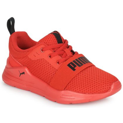 Scarpe bambini ragazzo Puma  Wired Run PS  Rosso Puma 4062453948687