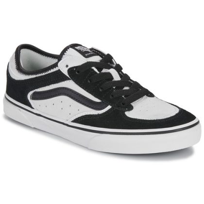 Scarpe bambini ragazzo Vans  JN Rowley Classic BLANC DE BLANC/BLACK  Nero Vans 197063598398