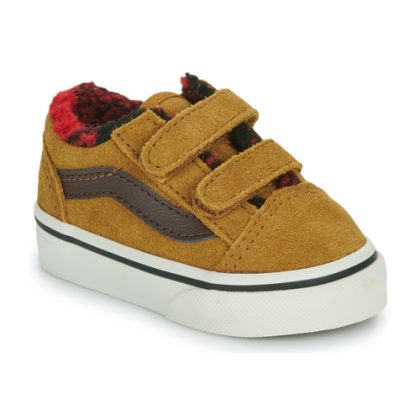 Scarpe bambini ragazzo Vans  TD Old Skool V  Marrone Vans 196573377615