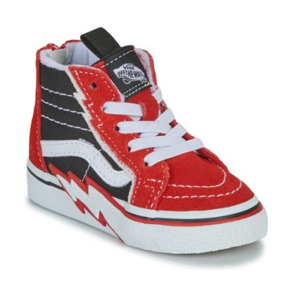 Scarpe bambini ragazzo Vans  TD SK8-Hi Zip Bolt  Nero Vans 196573363298