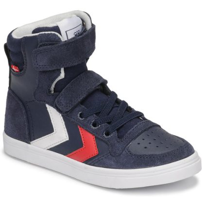 Scarpe bambini ragazzo hummel  SLIMMER STADIL HIGH JR  Blu hummel 5700495487298