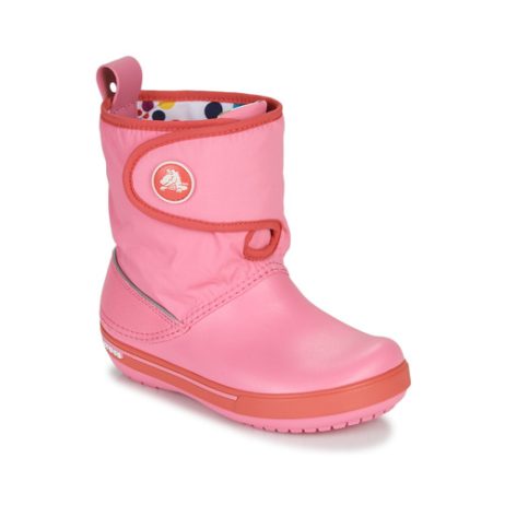 Scarpe da neve bambini ragazza Crocs  CROCBAND ll.5 GUST BOOT KIDS PLEM PPY  Rosa Crocs 191448385351