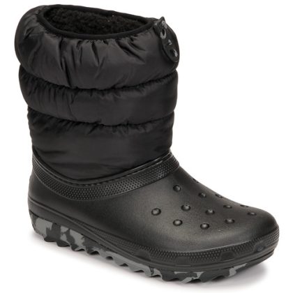 Scarpe da neve bambini ragazza Crocs  Classic Neo Puff Boot K  Nero Crocs 191448883437