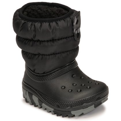 Scarpe da neve bambini ragazzo Crocs  Classic Neo Puff Boot T  Nero Crocs 191448873469