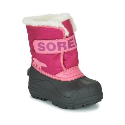 Scarpe da neve bambini ragazzo Sorel  CHILDRENS SNOW COMMANDER  Rosa Sorel 192660566931