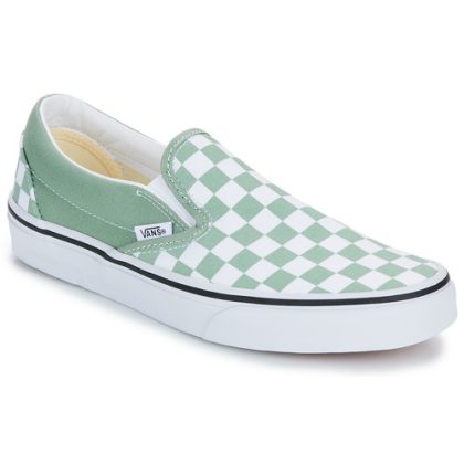 Scarpe uomo Vans  Classic Slip-On COLOR THEORY CHECKERBOARD ICEBERG GREEN  Verde Vans 197063265559