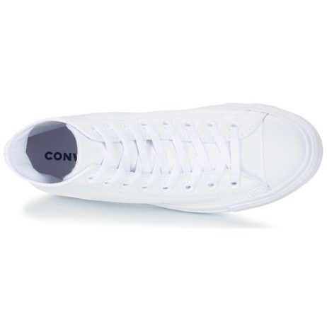 Sneakers-alte-ALL-STAR-MONOCHROME-CUIR-HI-Bianco-5