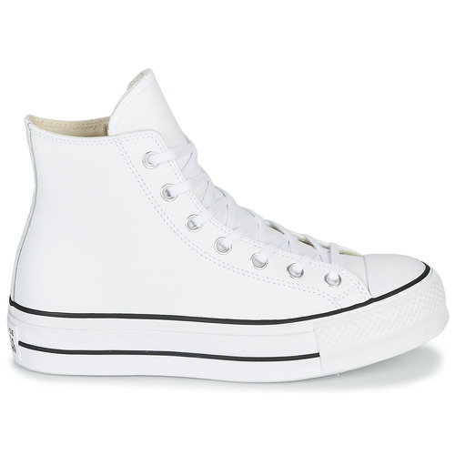 Sneakers-alte-CHUCK-TAYLOR-ALL-STAR-LIFT-CLEAN-LEATHER-HI-Bianco-1