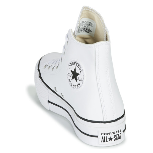 Sneakers-alte-CHUCK-TAYLOR-ALL-STAR-LIFT-CLEAN-LEATHER-HI-Bianco-4