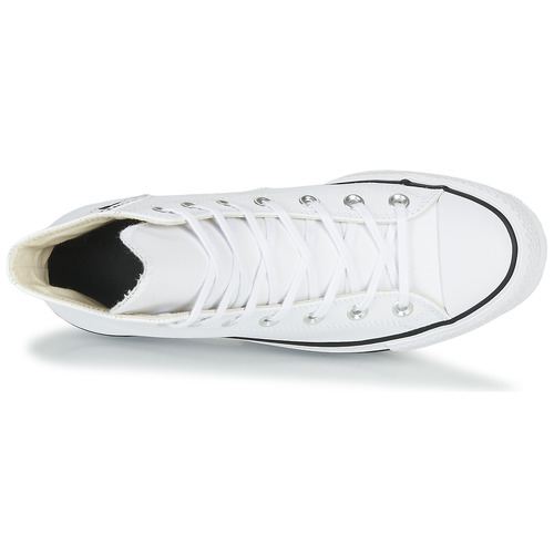 Sneakers-alte-CHUCK-TAYLOR-ALL-STAR-LIFT-CLEAN-LEATHER-HI-Bianco-5