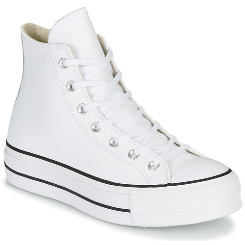 Sneakers alte    CHUCK TAYLOR ALL STAR LIFT CLEAN LEATHER HI  Bianco