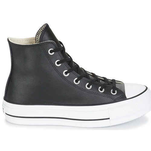 Sneakers-alte-CHUCK-TAYLOR-ALL-STAR-LIFT-CLEAN-LEATHER-HI-Nero-1