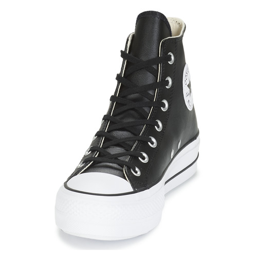 Sneakers-alte-CHUCK-TAYLOR-ALL-STAR-LIFT-CLEAN-LEATHER-HI-Nero-2