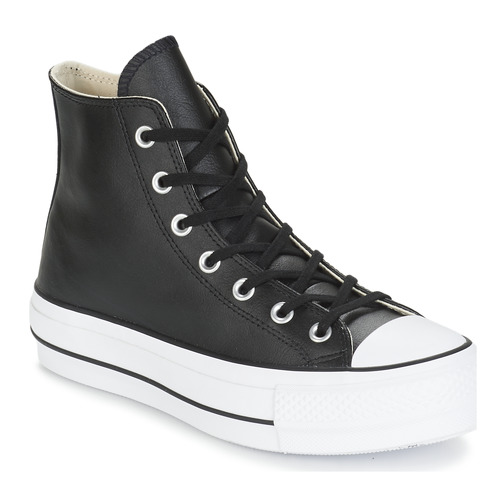 Sneakers alte    CHUCK TAYLOR ALL STAR LIFT CLEAN LEATHER HI  Nero