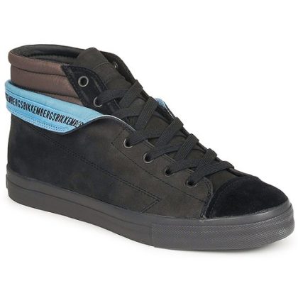 Sneakers alte uomo Bikkembergs  PLUS MID SUEDE  Nero Bikkembergs 8051046039198