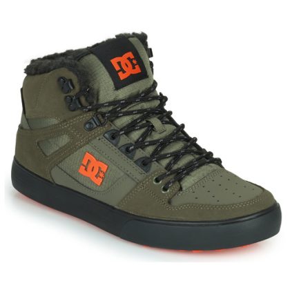 Sneakers alte uomo DC Shoes  PURE HIGH-TOP WC WNT  Kaki DC Shoes 3613376447569