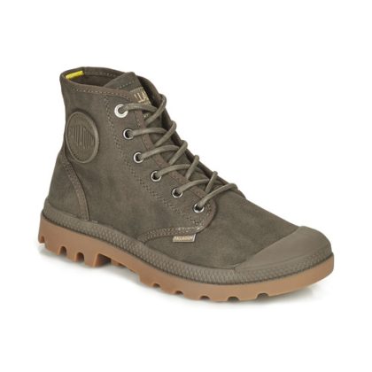 Sneakers alte uomo Palladium  PAMPA CANVAS  Marrone Palladium 889423511559