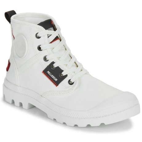 Sneakers alte uomo Palladium  PAMPA HI PATCH  Bianco Palladium 196660421498