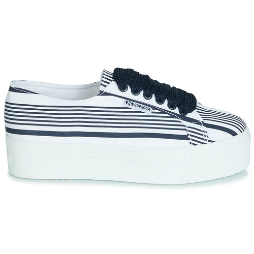 Sneakers-basse-2790-COT-MULTI-STRIPE-W-Bianco-1