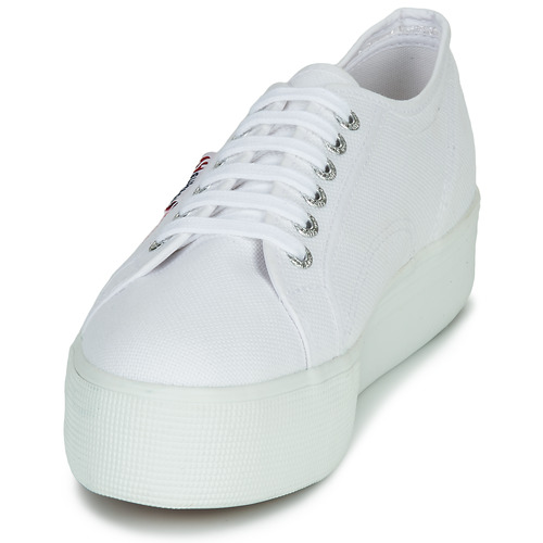 Sneakers-basse-2790-COTWPRINTEDLOGOGLITTER-Bianco-2