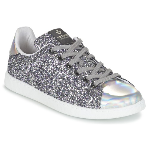 Sneakers basse    DEPORTIVO BASKET GLITTER  Argento