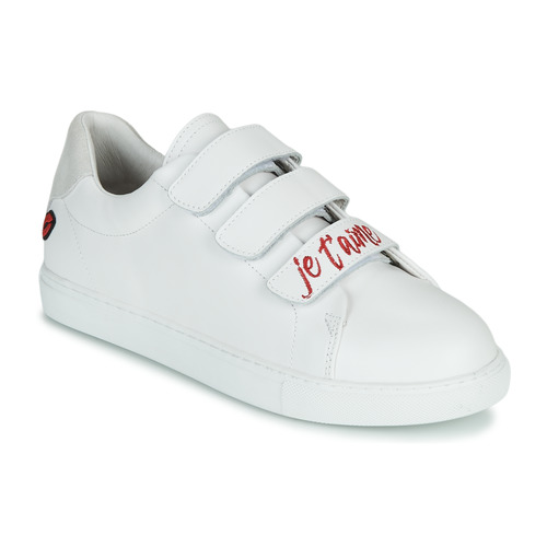 Sneakers basse    EDITH JE T'AIME  Bianco