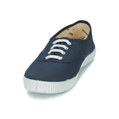 Sneakers-basse-INGLESA-LONA-Blu-2