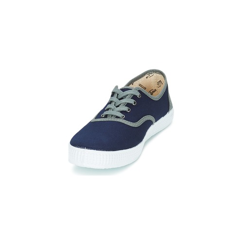 Sneakers-basse-INGLESA-LONA-DETALL-CONTRAS-Blu-2