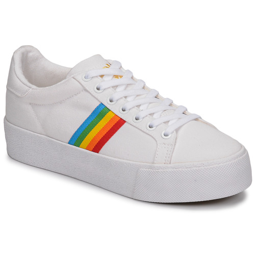 Sneakers basse    ORCHID PLATEFORM RAINBOW  Bianco