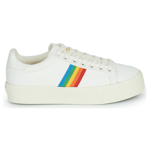 Sneakers-basse-ORCHID-PLATFORM-RAINBOW-Bianco-1