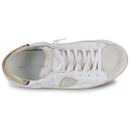 Sneakers-basse-PARIS-X-VEAU-CROCO-Bianco-5